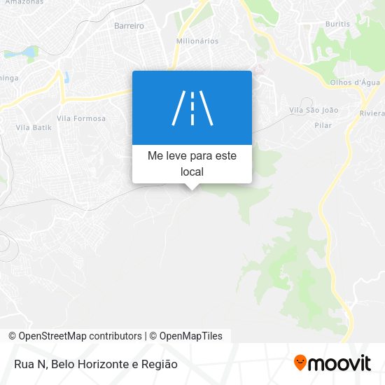 Rua N mapa