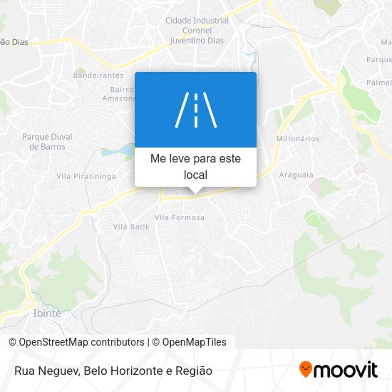 Rua Neguev mapa