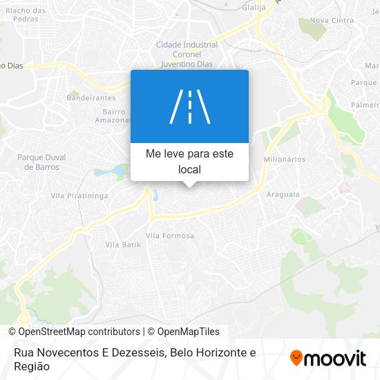 Rua Novecentos E Dezesseis mapa