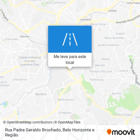 Rua Padre Geraldo Brochado mapa