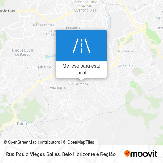 Rua Paulo Viegas Salles mapa