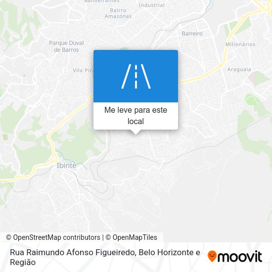 Rua Raimundo Afonso Figueiredo mapa