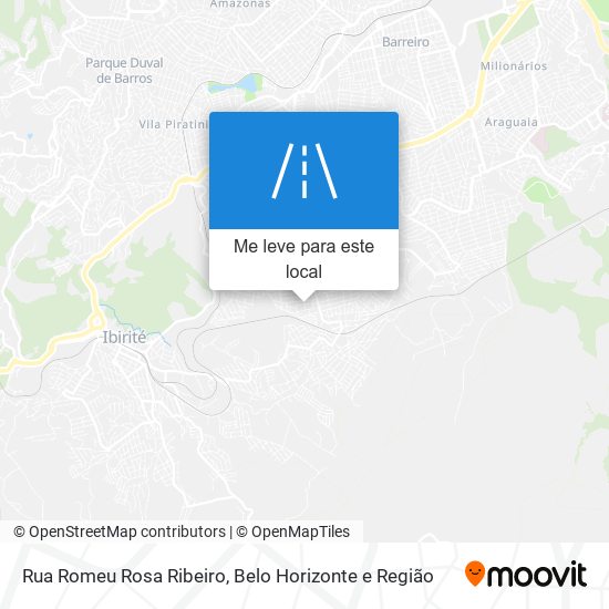 Rua Romeu Rosa Ribeiro mapa