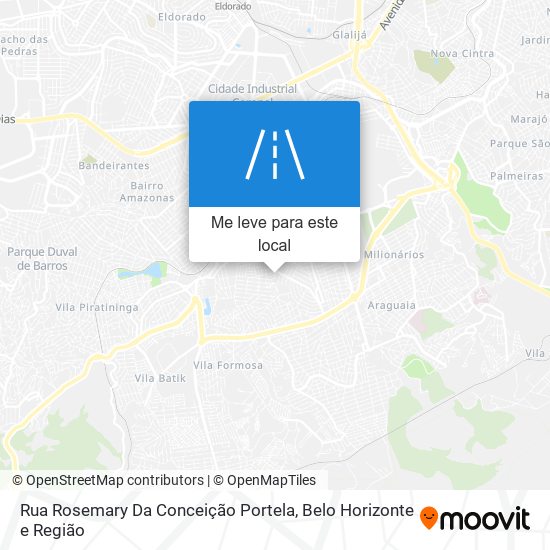 Rua Rosemary Da Conceição Portela mapa