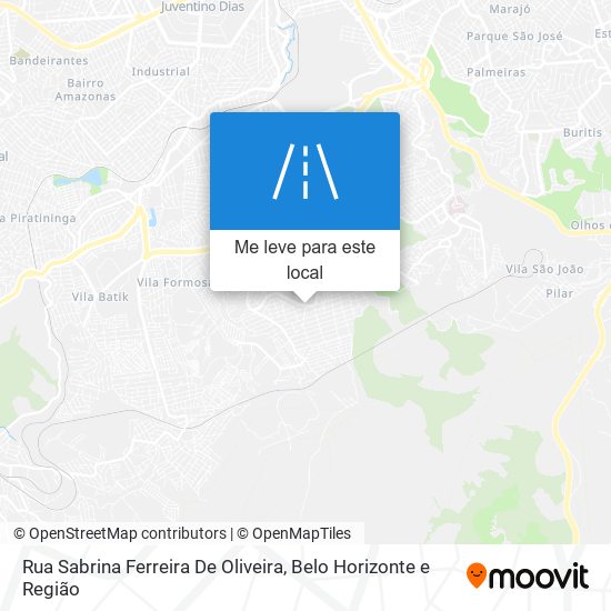 Rua Sabrina Ferreira De Oliveira mapa