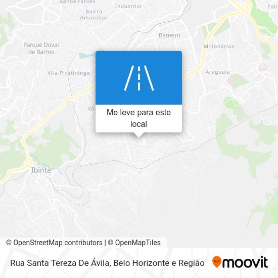 Rua Santa Tereza De Ávila mapa