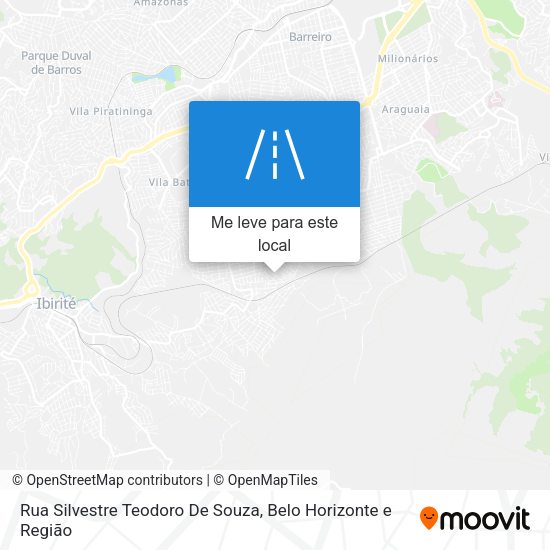 Rua Silvestre Teodoro De Souza mapa