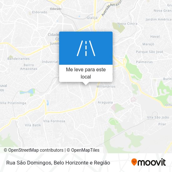 Rua São Domingos mapa