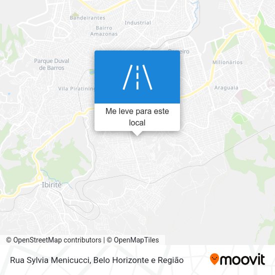 Rua Sylvia Menicucci mapa