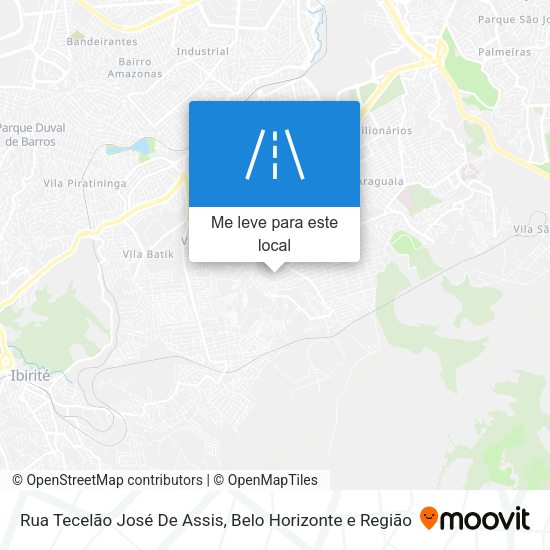Rua Tecelão José De Assis mapa