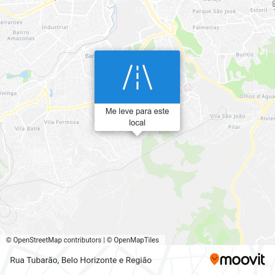 Rua Tubarão mapa