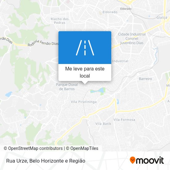Rua Urze mapa