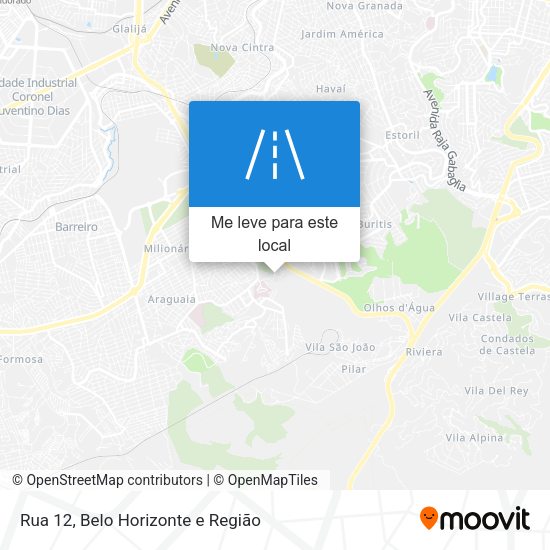 Rua 12 mapa