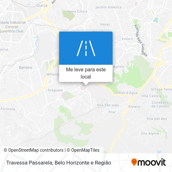 Travessa Passarela mapa
