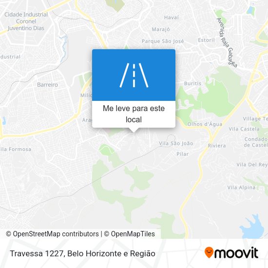 Travessa 1227 mapa