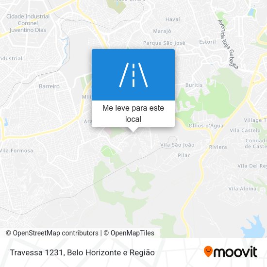 Travessa 1231 mapa