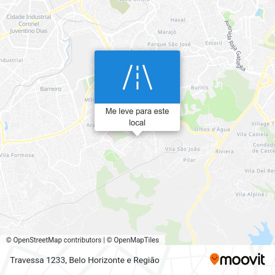 Travessa 1233 mapa