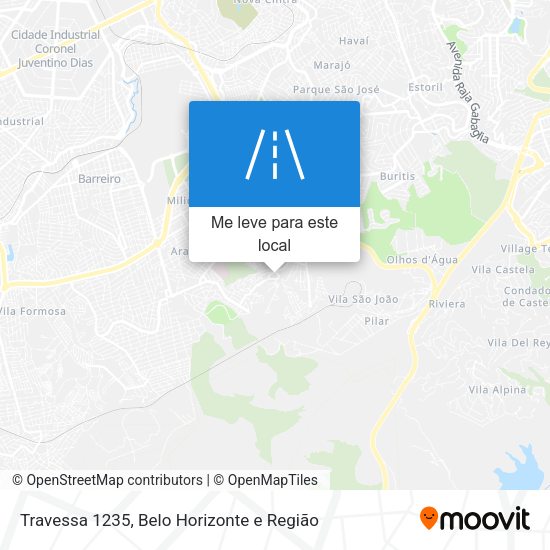 Travessa 1235 mapa