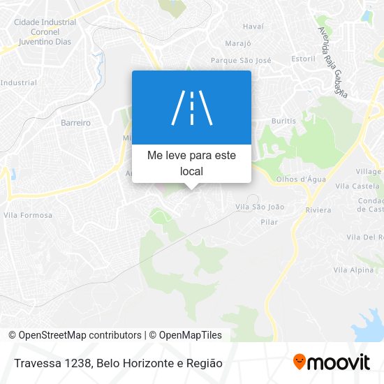 Travessa 1238 mapa