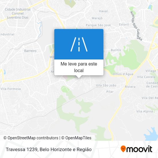 Travessa 1239 mapa