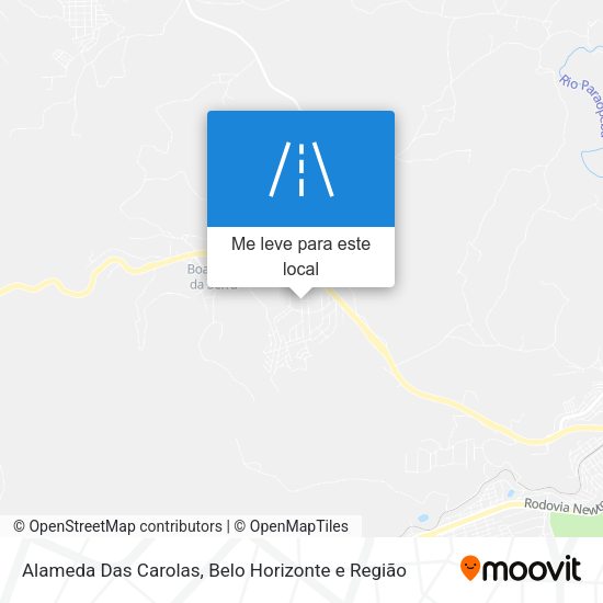 Alameda Das Carolas mapa