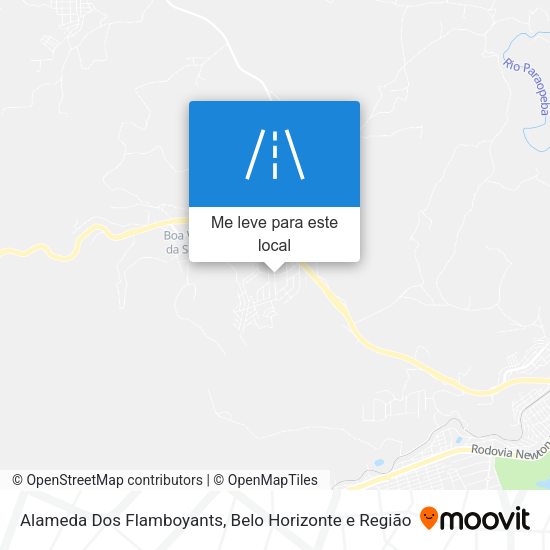Alameda Dos Flamboyants mapa