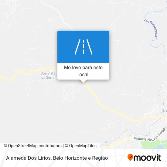 Alameda Dos Lírios mapa