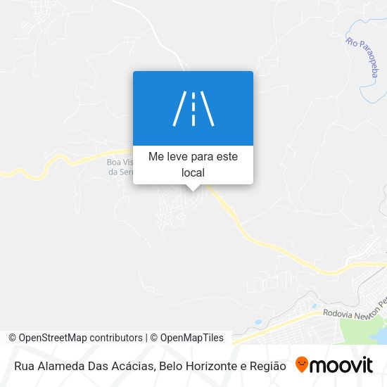 Rua Alameda Das Acácias mapa