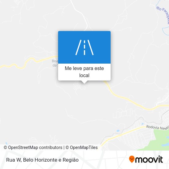 Rua W mapa