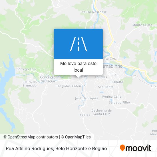 Rua Altilino Rodrigues mapa