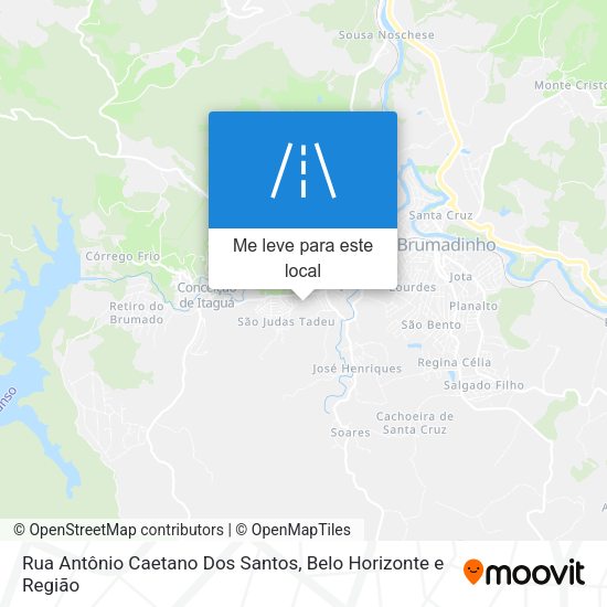 Rua Antônio Caetano Dos Santos mapa