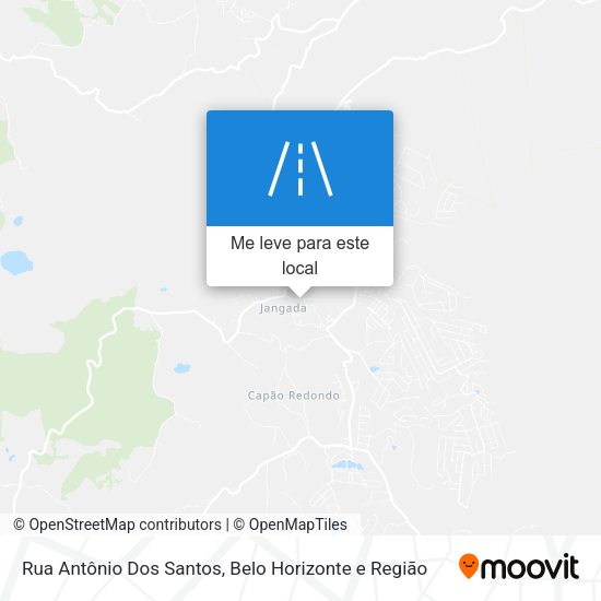 Rua Antônio Dos Santos mapa