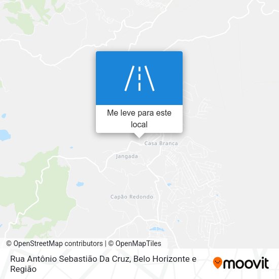 Rua Antônio Sebastião Da Cruz mapa