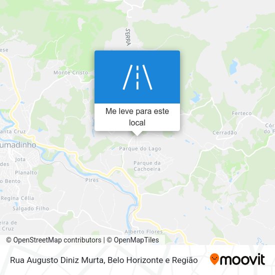 Rua Augusto Diniz Murta mapa