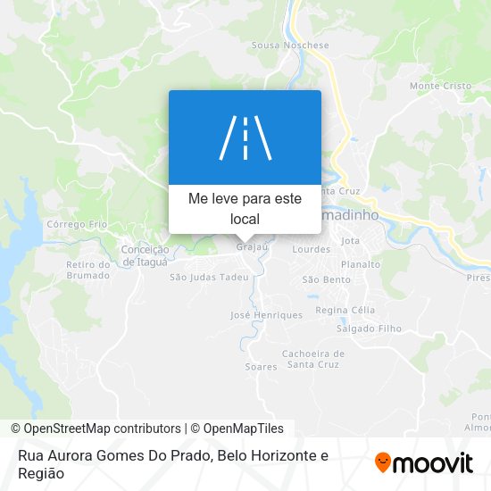 Rua Aurora Gomes Do Prado mapa