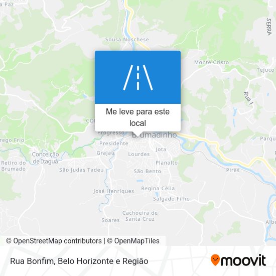 Rua Bonfim mapa