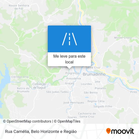 Rua Camélia mapa