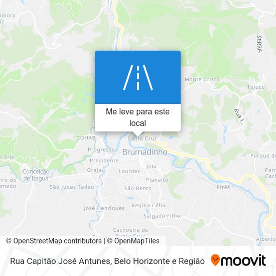 Rua Capitão José Antunes mapa
