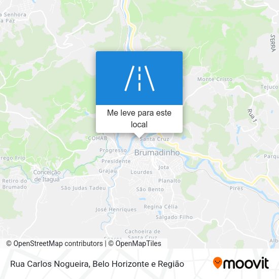 Rua Carlos Nogueira mapa
