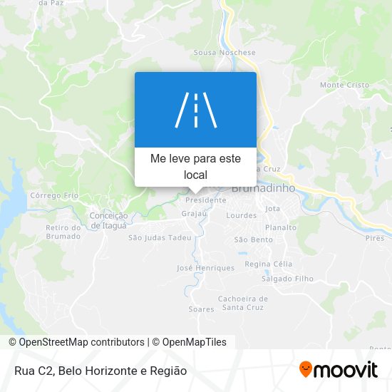 Rua C2 mapa