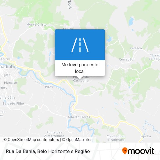 Rua Da Bahia mapa