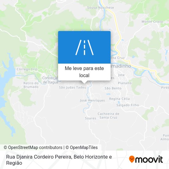 Rua Djanira Cordeiro Pereira mapa
