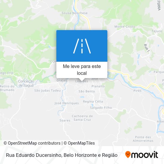 Rua Eduardo Ducersinho mapa
