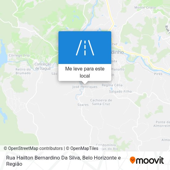 Rua Hailton Bernardino Da Silva mapa