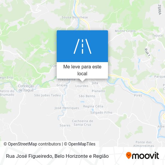 Rua José Figueiredo mapa