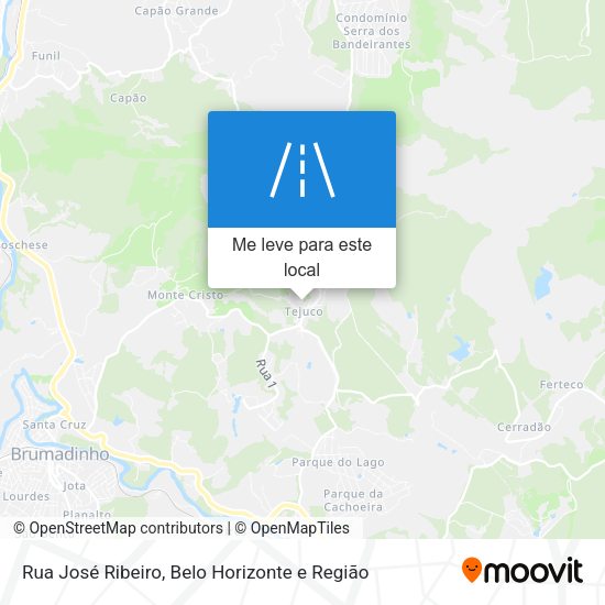 Rua José Ribeiro mapa