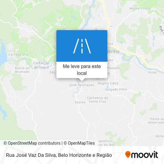 Rua José Vaz Da Silva mapa