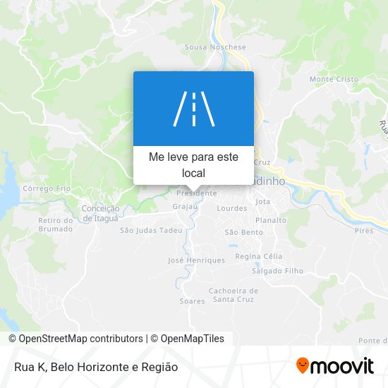 Rua K mapa