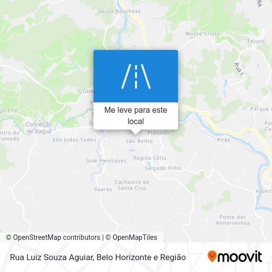 Rua Luiz Souza Aguiar mapa