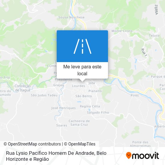 Rua Lysio Pacífico Homem De Andrade mapa